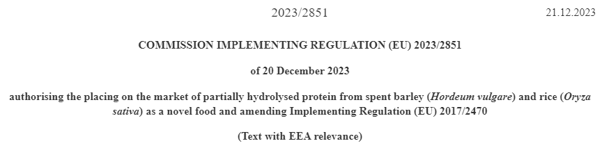 EU,Food,Novel,Approve,Registration,Filing