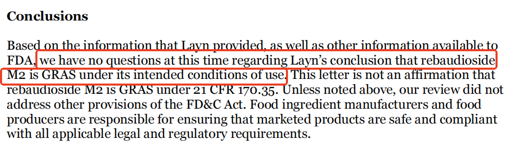 US,FDA,GRAS,Notification,Case,CIRS,Food